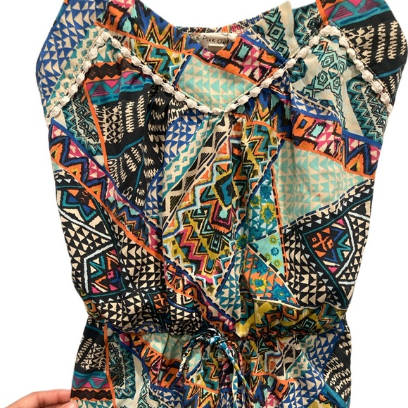 Boho Pink Owl Romper💗💜💙💚🖤 - Picture 6 of 8